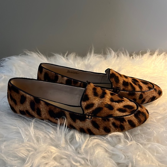 Talbots Shoes - Talbots leopard calf hair loafers size 8 M